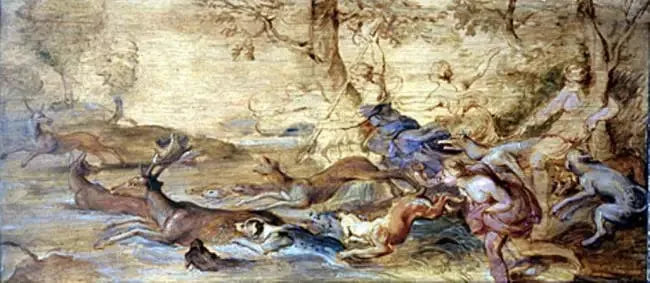 Dianas jakt - Peter Paul Rubens