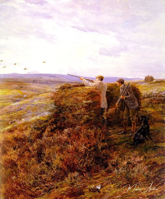 La chasse à la grouse, 1898 - Heywood Hardy - Reproductions de tableaux et peintures haut de gamme