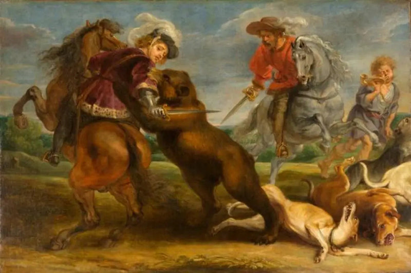 Jakt på björn - Peter Paul Rubens