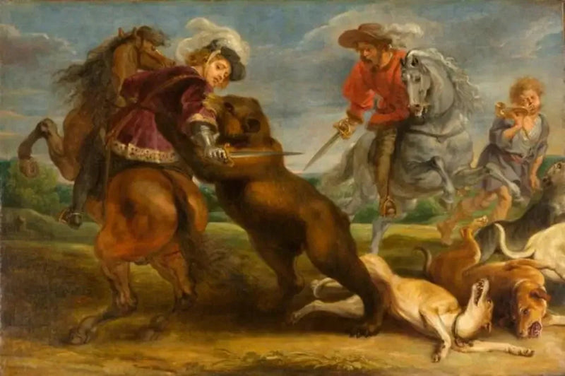Jakt på björn - Peter Paul Rubens