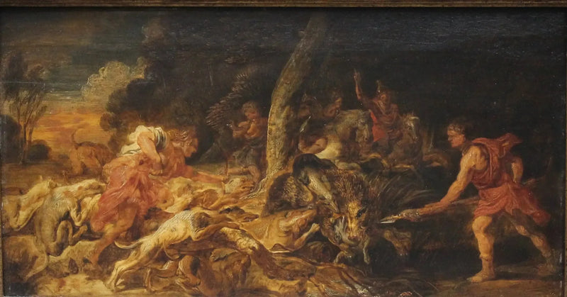 Vildsvinsjakt i Kalifornien - Peter Paul Rubens