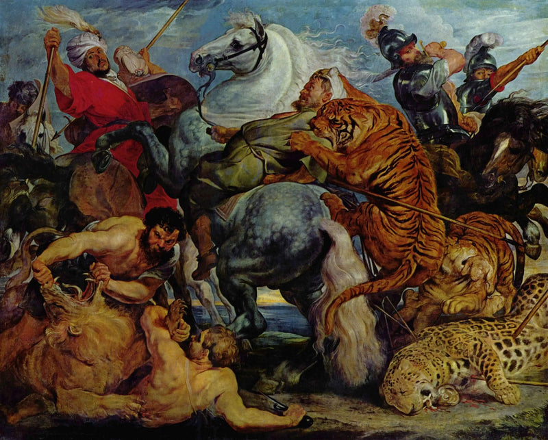 Tiggarjakt - Peter Paul Rubens
