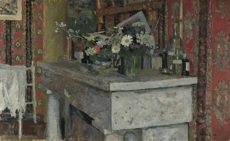 Öppen spis - Édouard Vuillard