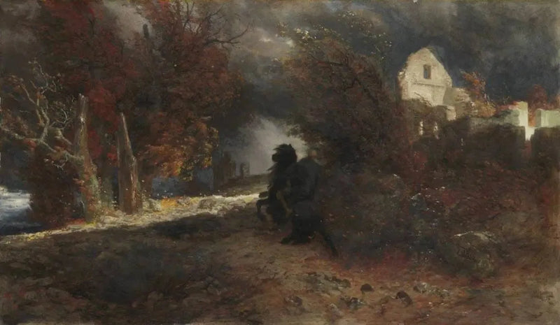 Dödens ridning - Arnold Böcklin