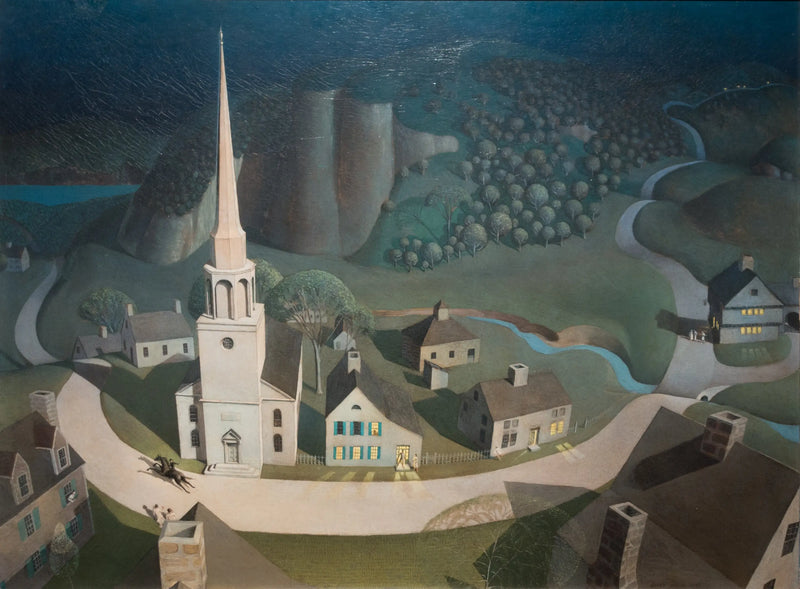 Paul Revers nattliga ridt - Grant Wood