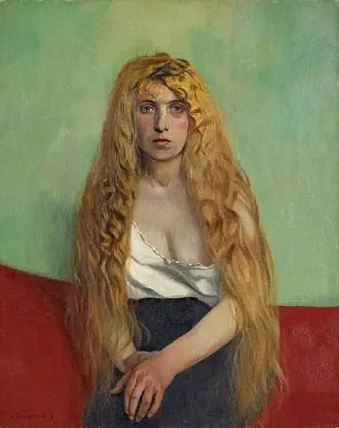Den blonda håret - Félix Vallotton