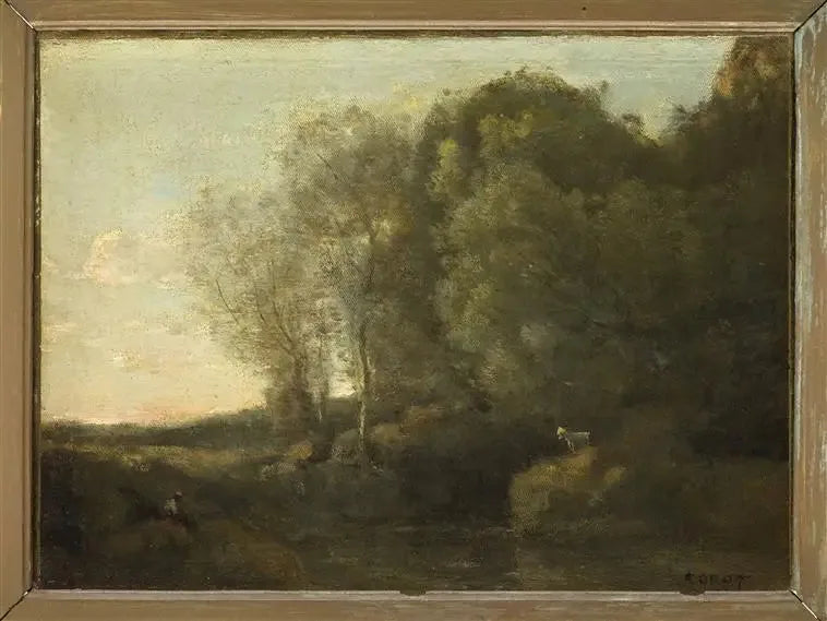 Geten vid klippan - Jean-Baptiste Camille Corot