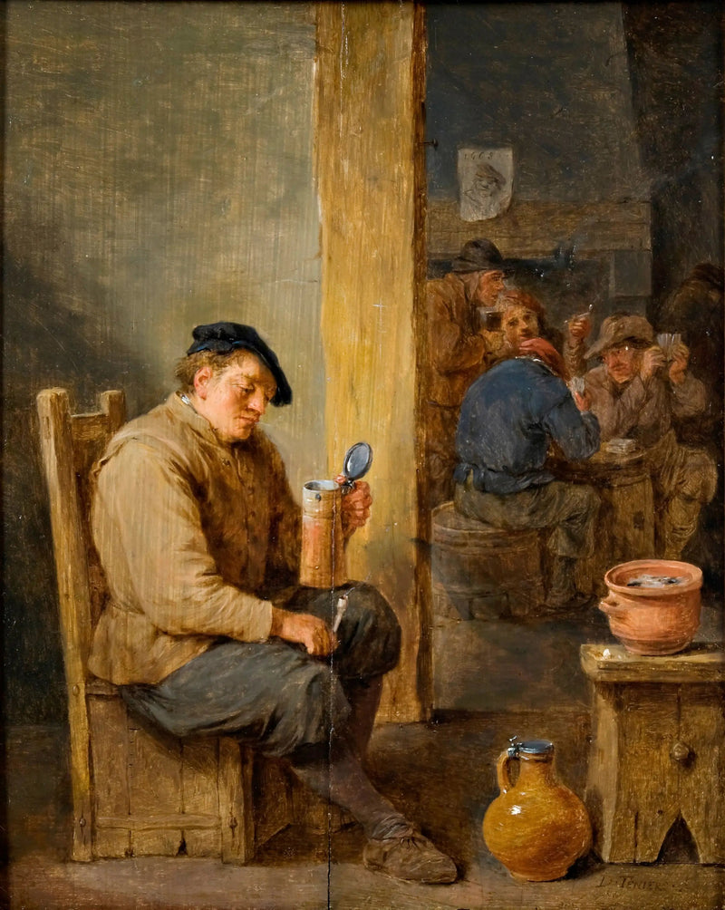 Den tomma bägaren - David Teniers den yngre