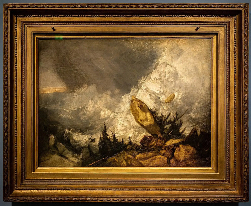 Snöskred i Graubünden - J. M. W. Turner