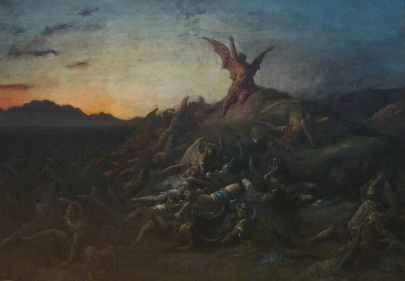 De fallande upproriska änglarna - Gustave Doré