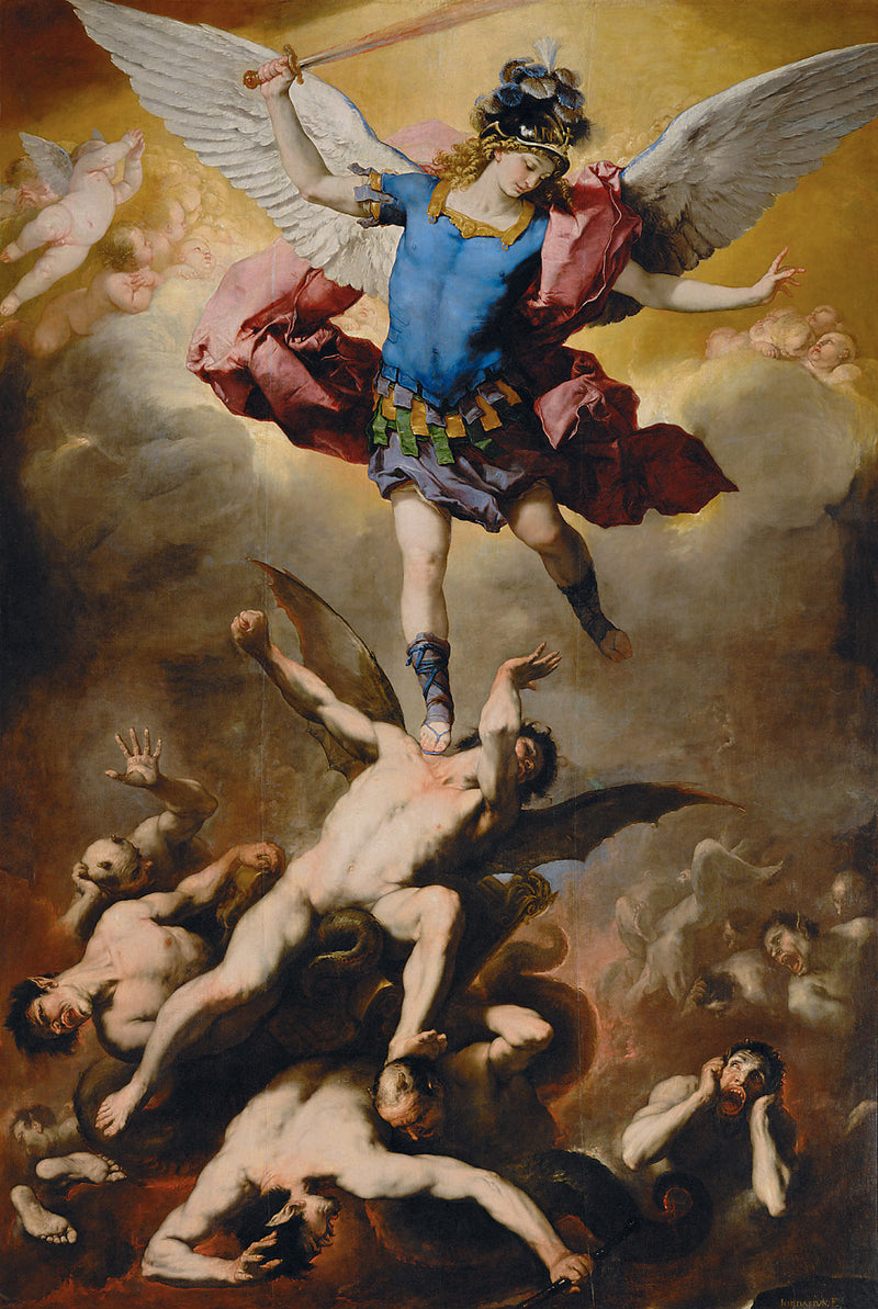 De fallande rebelliska änglarna - Luca Giordano