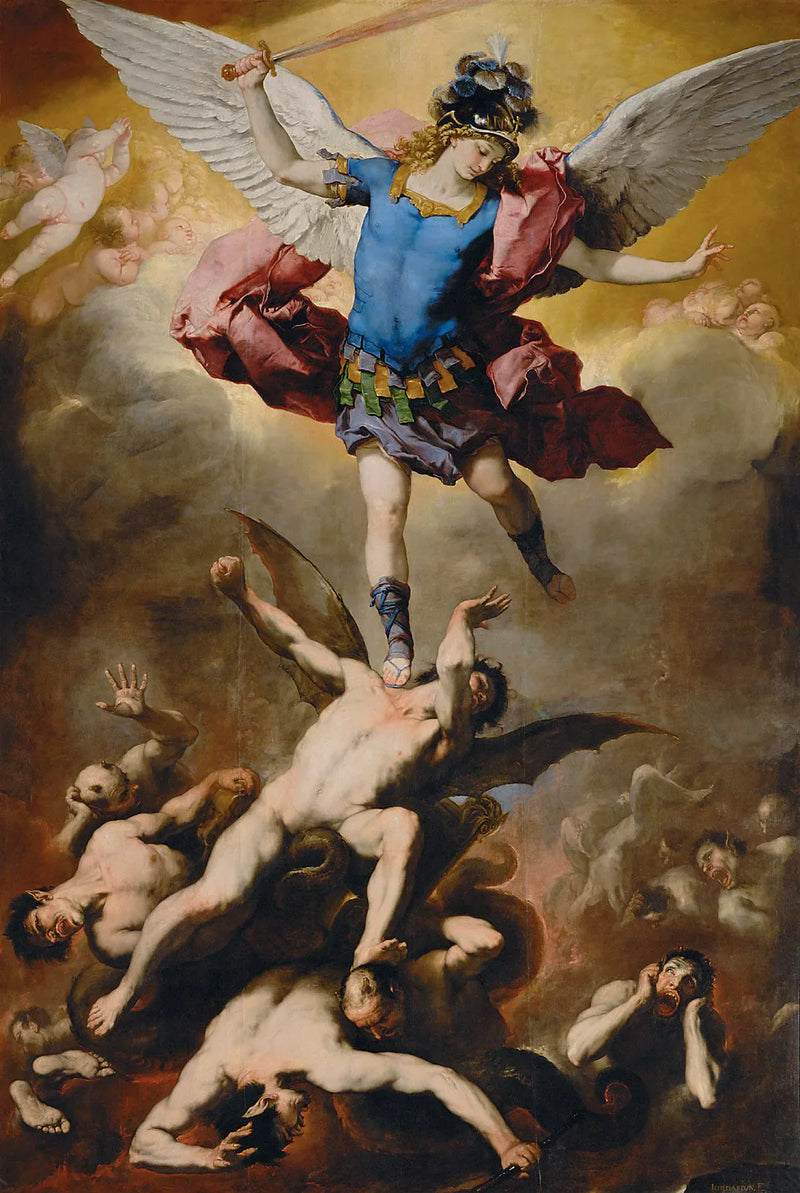 De fallande rebelliska änglarna - Luca Giordano