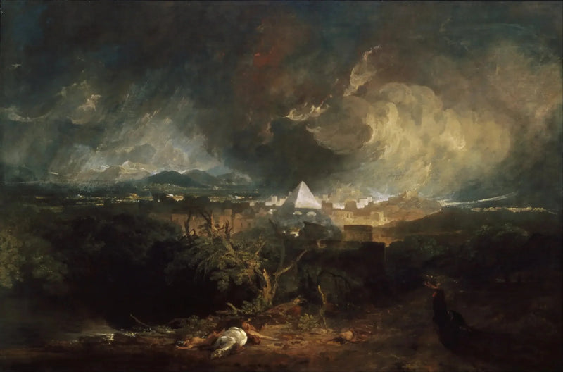 Den Femte Plågan i Egypten - J. M. W. Turner