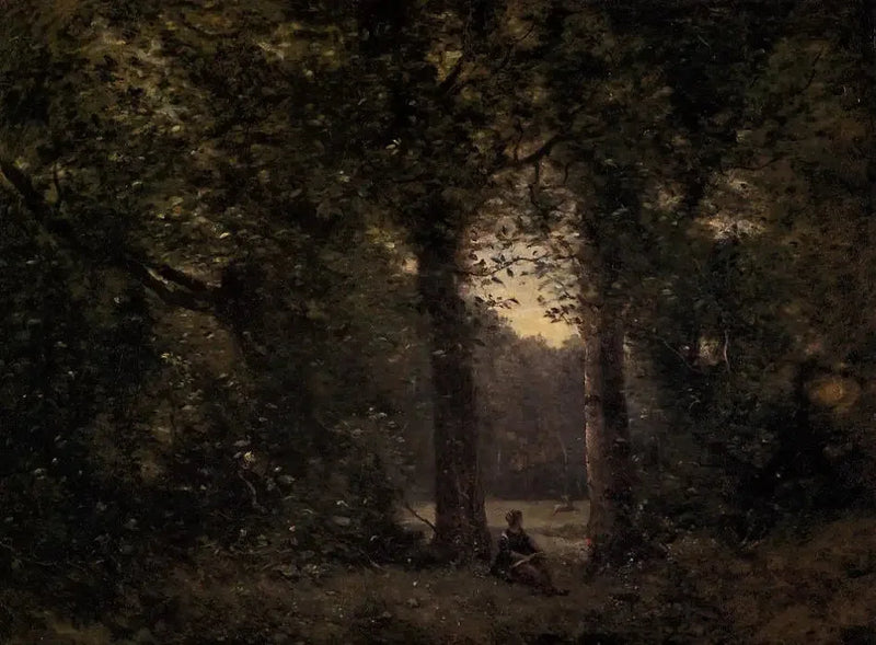 Gläntan, minne från Ville-d'Avray - Jean-Baptiste Camille Corot