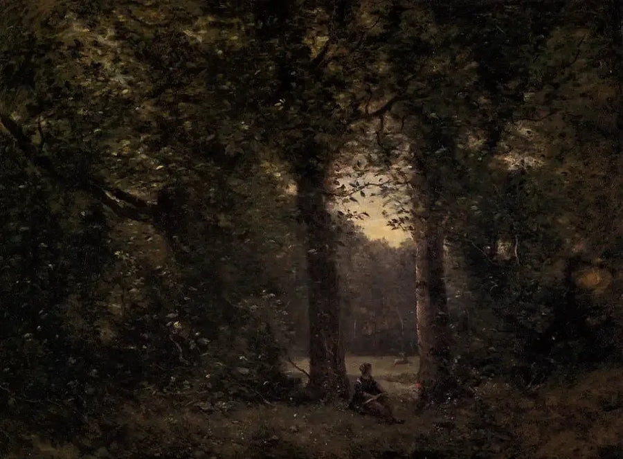Gläntan, minne från Ville-d'Avray - Jean-Baptiste Camille Corot