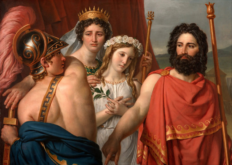 Achille's vrede - Jacques-Louis David