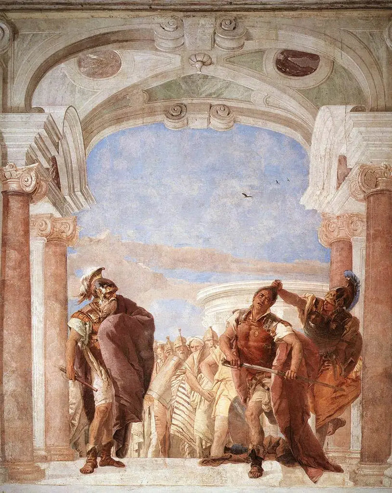 Achilles vrede - Giovanni Battista Tiepolo