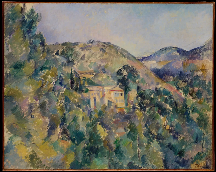 Fattigkullen nära Château Noir, med utsikt över Saint-Joseph - Paul Cézanne