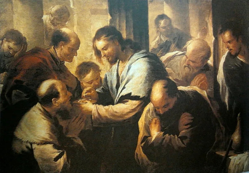 Nattvarden för apostlarna. - Luca Giordano