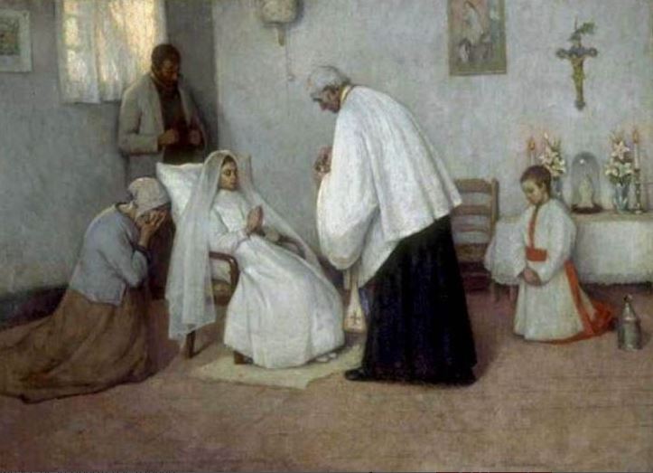 Nattvarden i extremis - Henri Le Sidaner