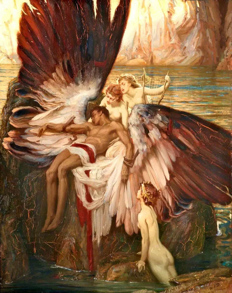 Sorgesång för Ikaros - Herbert Draper