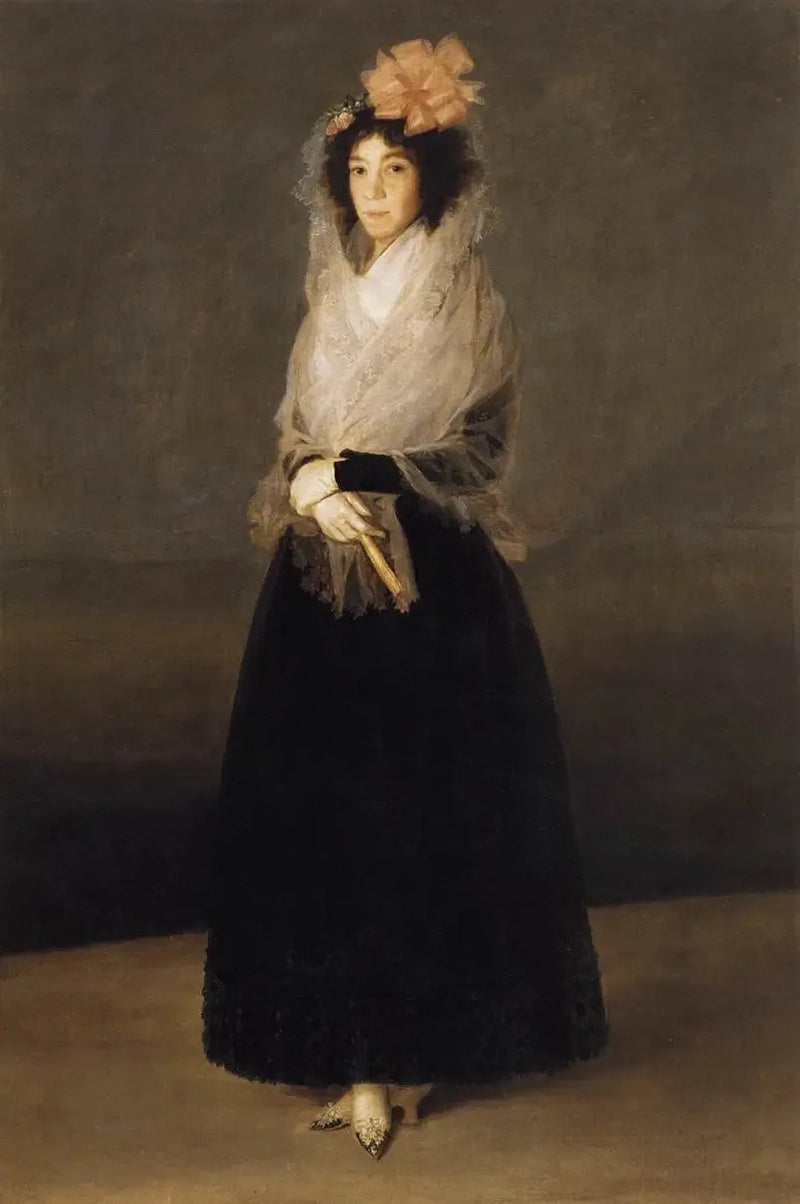 Grevinnan del Carpio, markisinnan av La Solana - Francisco de Goya