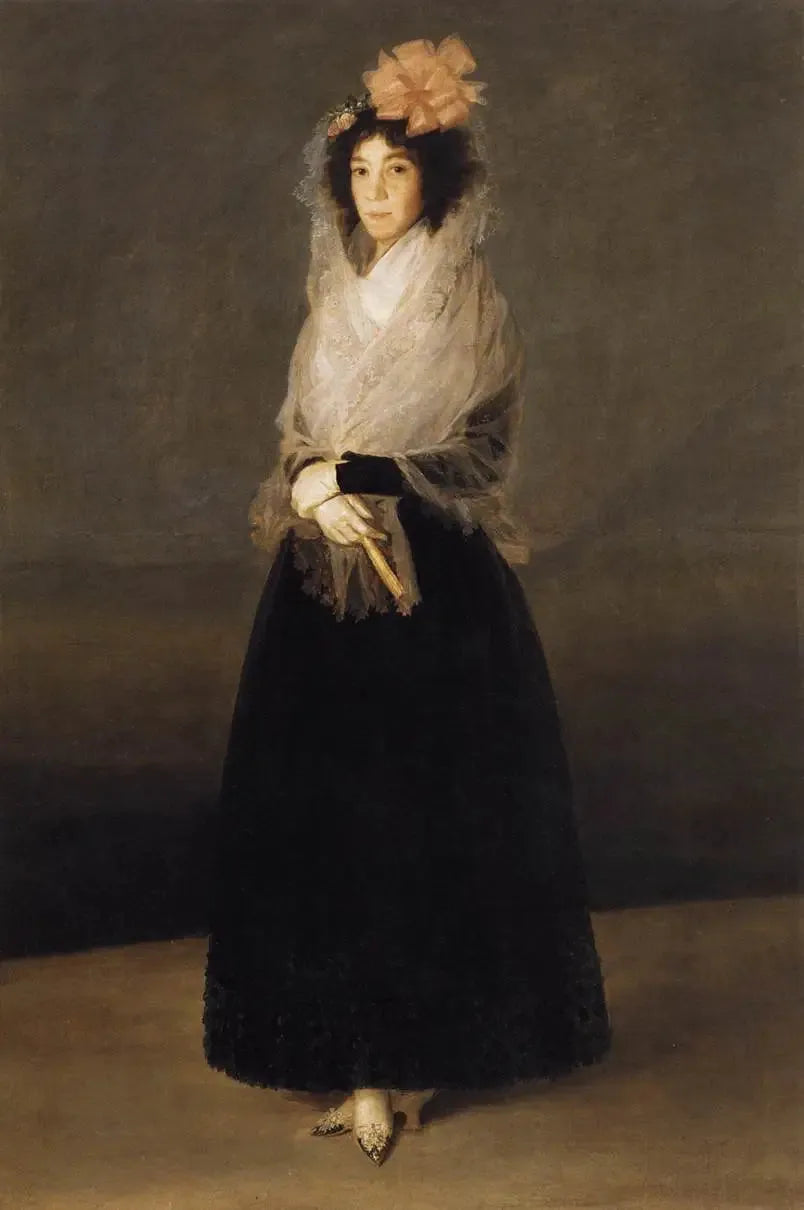 Grevinnan del Carpio, markisinnan av La Solana - Francisco de Goya