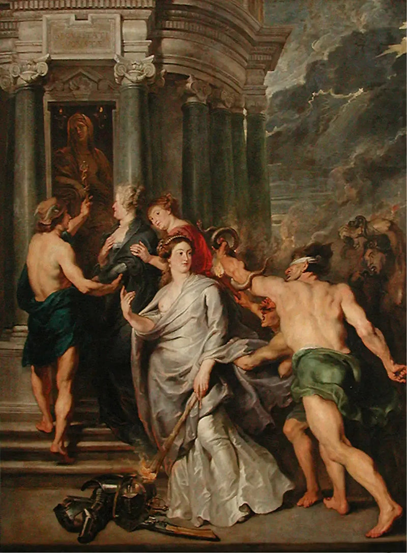 Fredsavslutningen i Angers den 10 augusti 1620 - Peter Paul Rubens
