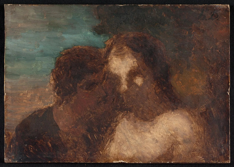 Förtroendet eller Judas kyss - Honoré Daumier