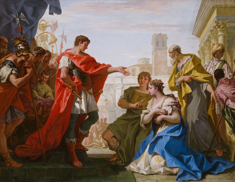 Scipions självkontroll - Sebastiano Ricci
