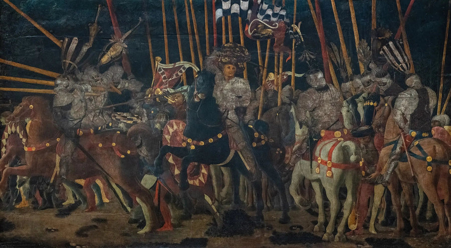 Micheletto Attendolos motattack - Paolo Uccello