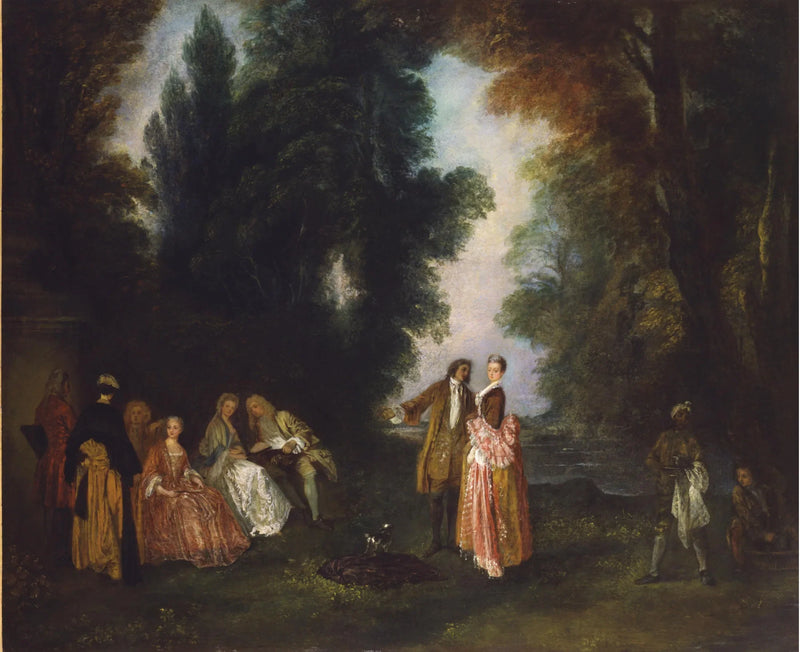 Conversations - Antoine Watteau