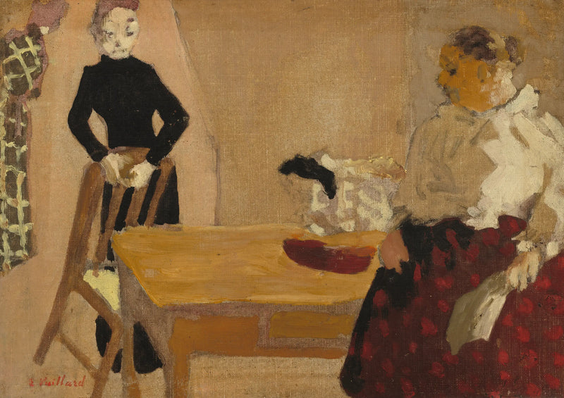 Samtalet - Édouard Vuillard