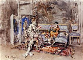 Konversationen - Giovanni Boldini