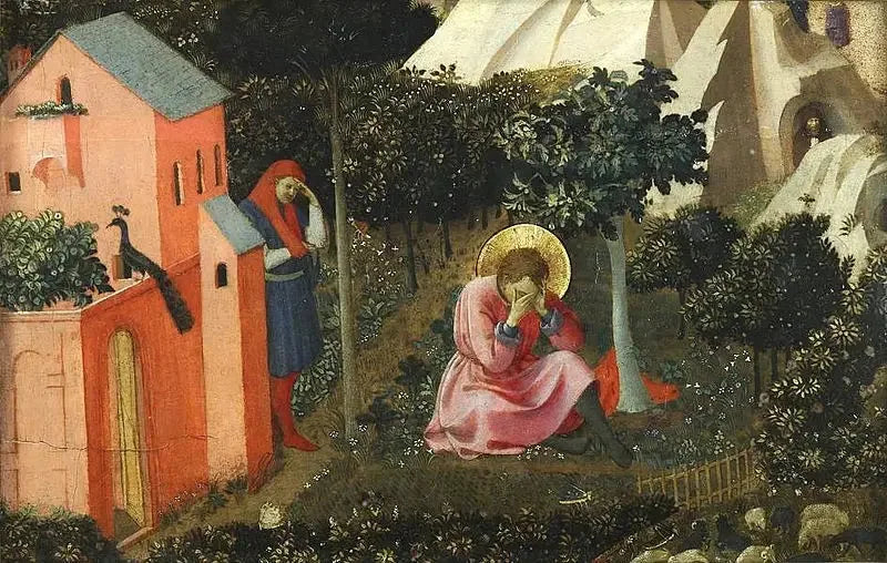 Saint Augustinus omvändelse - Fra Angelico