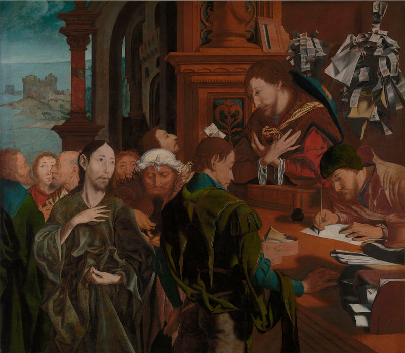 Conversionen av Matteus - Marinus van Reymerswale