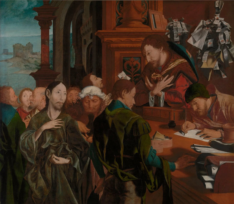Conversionen av Matteus - Marinus van Reymerswale