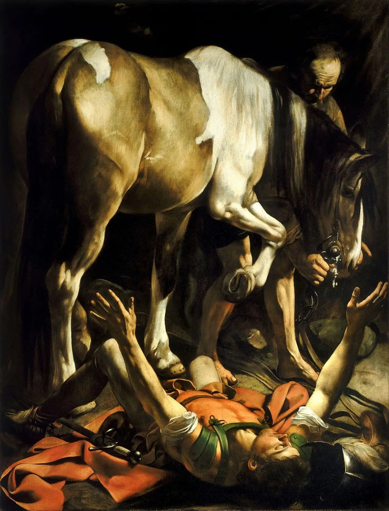 Paulus omvändelse på vägen till Damaskus - Caravaggio