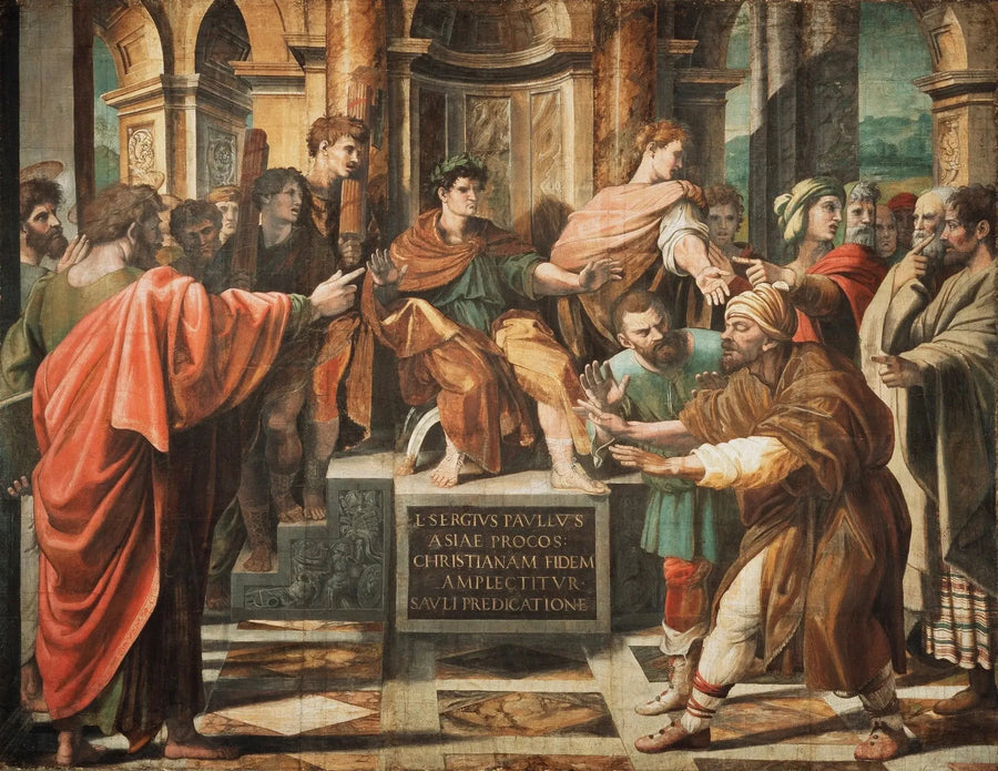 Prokonsulens konversion - Raphael Sanzio