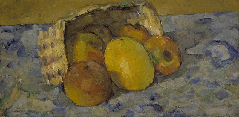 Den omkullvälta korgen - Paul Cézanne