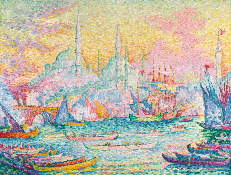 Den Gyldene Hornet (Konstantinopel) - Paul Signac