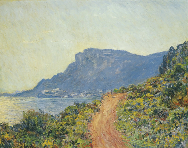 La Corniche nära Monaco - Claude Monet