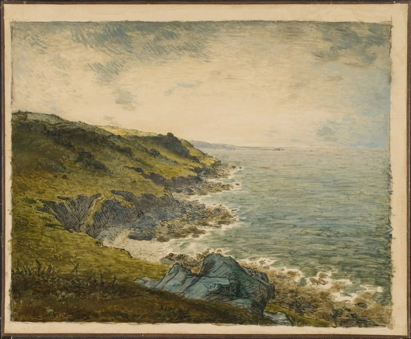 Kusten vid Gréville - Jean-François Millet