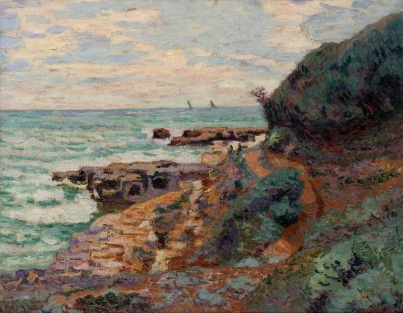 Kusten vid St Palais - Armand Guillaumin