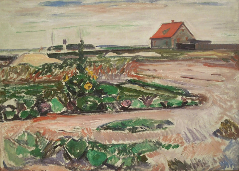 Kusten nära Lübeck - Edvard Munch