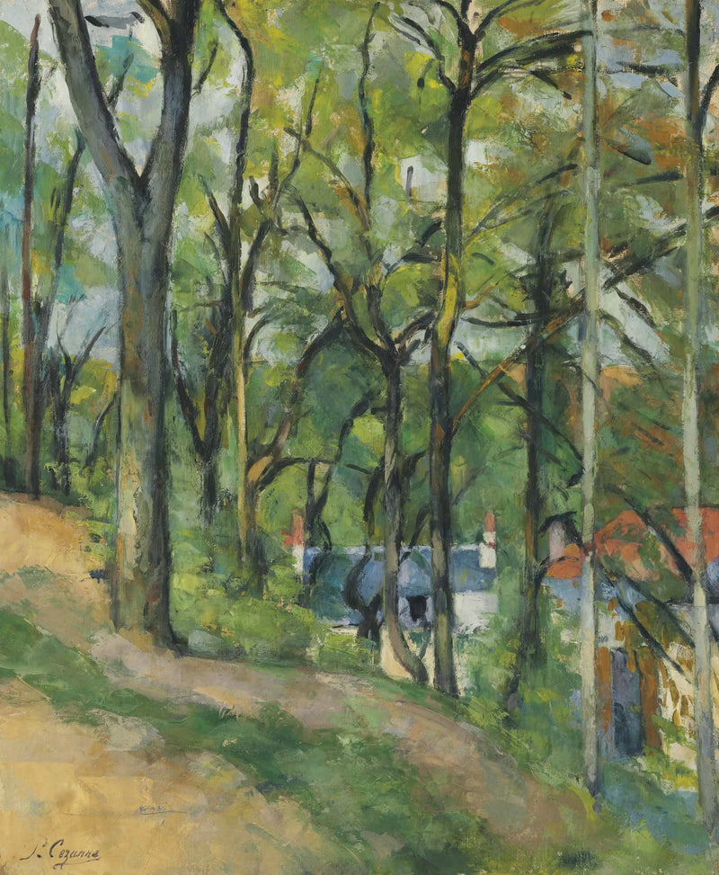 La Côte Saint-Denis à Pontoise - Paul Cézanne
