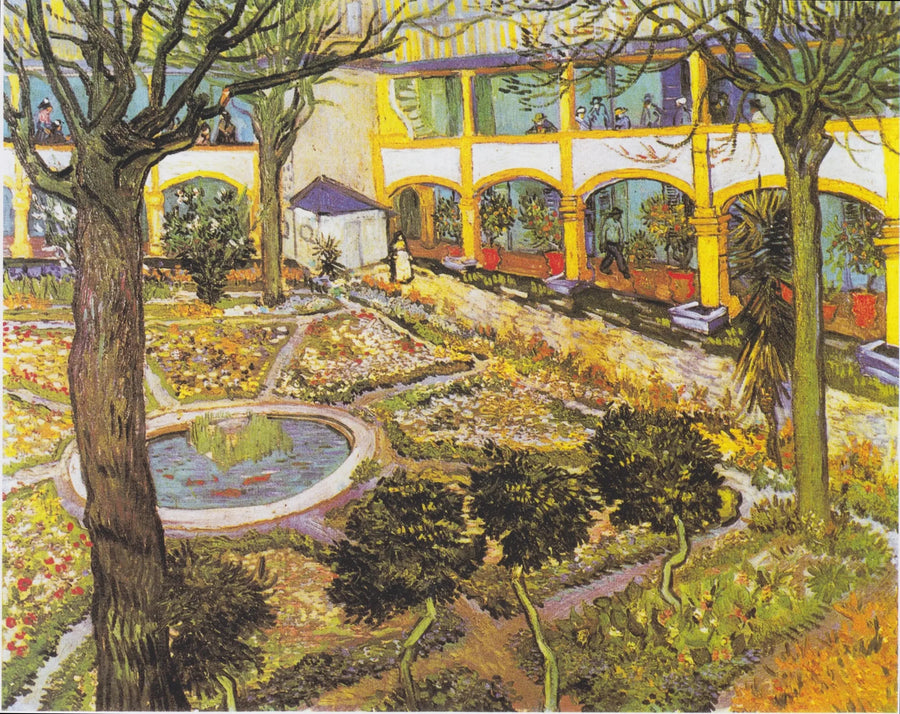 Sjukhusgården i Arles - Vincent van Gogh