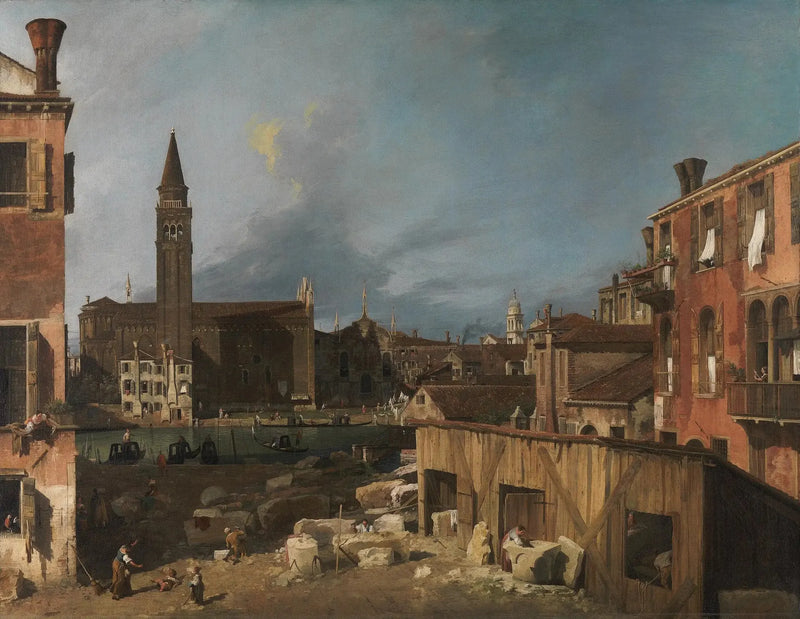 Skulptörens gård - Canaletto