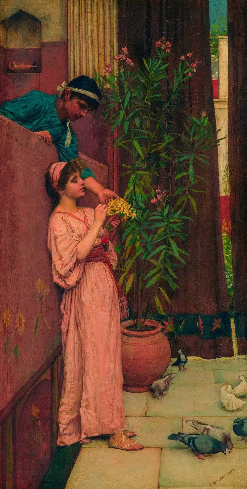 Gården / De söta offren - John William Waterhouse