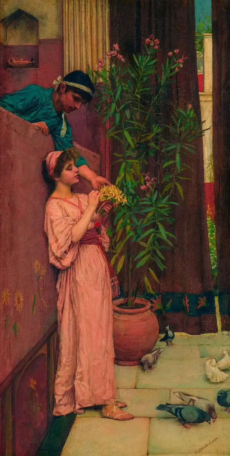 Gården / De söta offren - John William Waterhouse